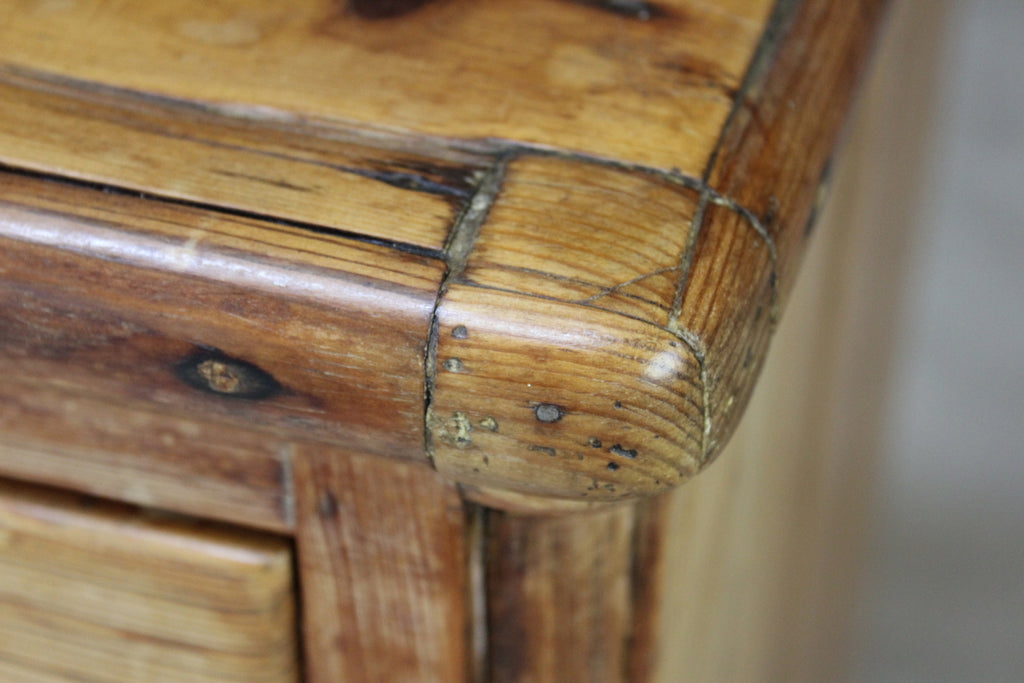 Rustic Pine Chest Of Drawers - Kernow Furniture