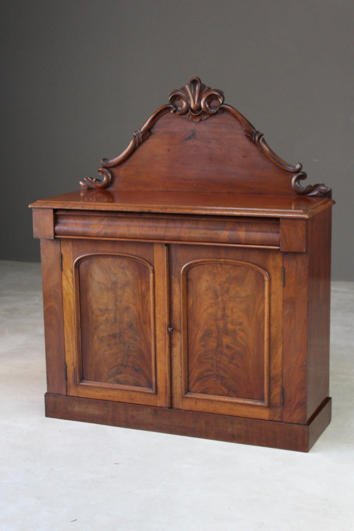 Antique Victorian Mahogany Chiffonier - Kernow Furniture