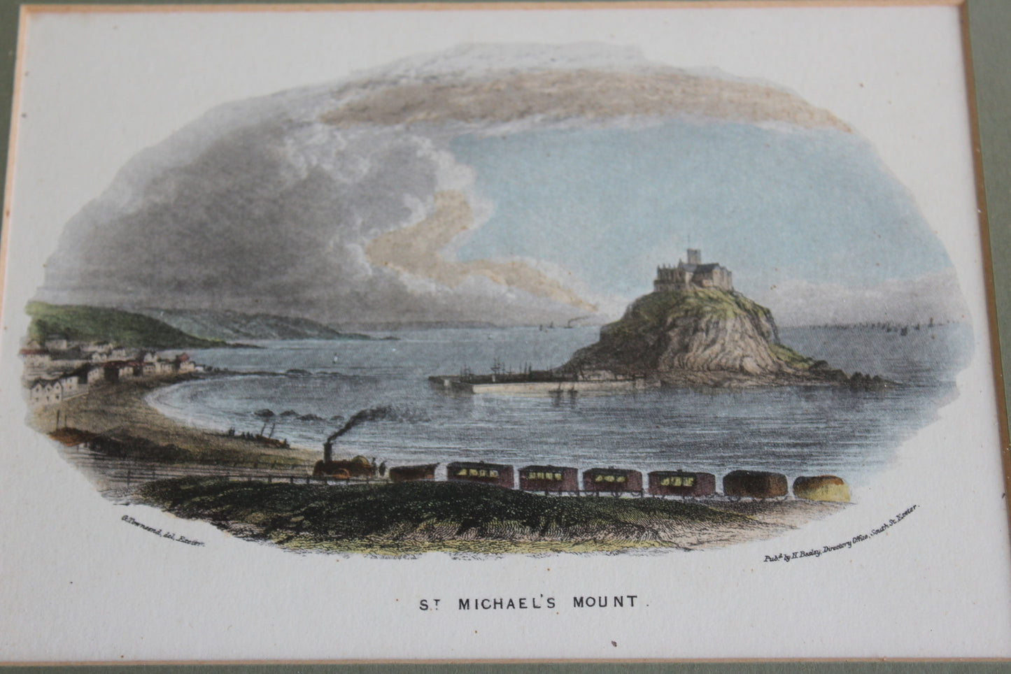 St Michaels Mount Framed Print - Kernow Furniture