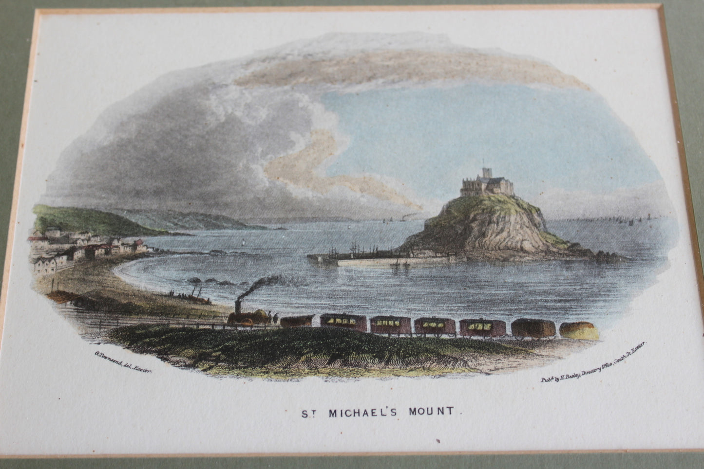 St Michaels Mount Framed Print - Kernow Furniture