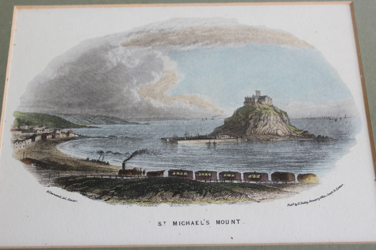 St Michaels Mount Framed Print - Kernow Furniture