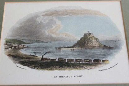 St Michaels Mount Framed Print - Kernow Furniture