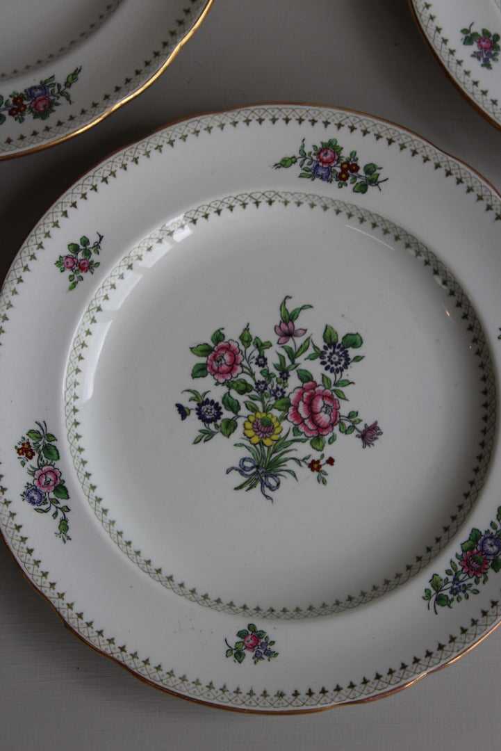 4 Copeland Spode Floral Salad Plate - Kernow Furniture