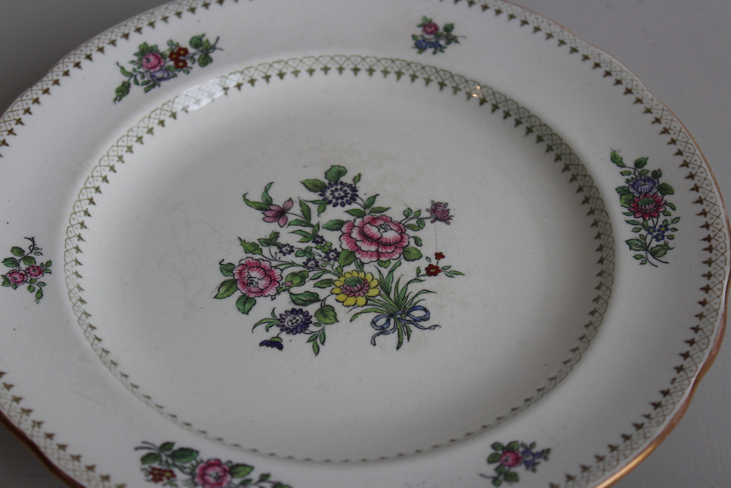 4 Copeland Spode Floral Salad Plate - Kernow Furniture