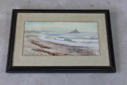 Gwendolen Dorrien-Smith Coastal Scene St Michaels Mount - Kernow Furniture