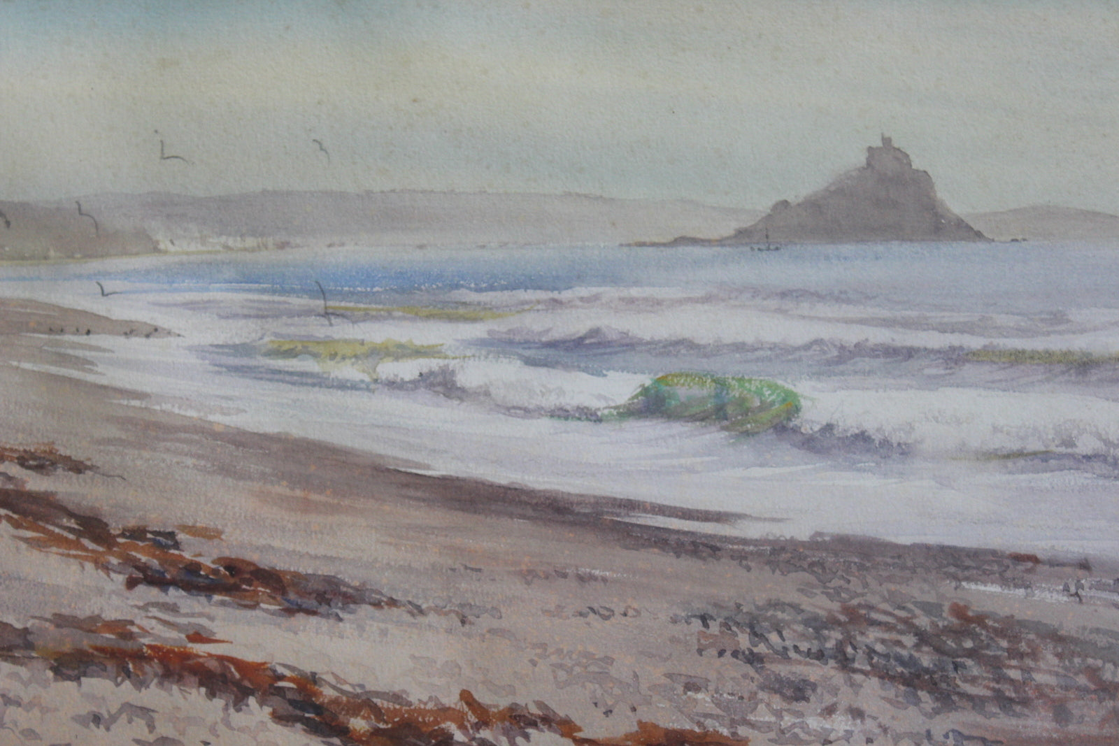 Gwendolen Dorrien-Smith Coastal Scene St Michaels Mount - Kernow Furniture