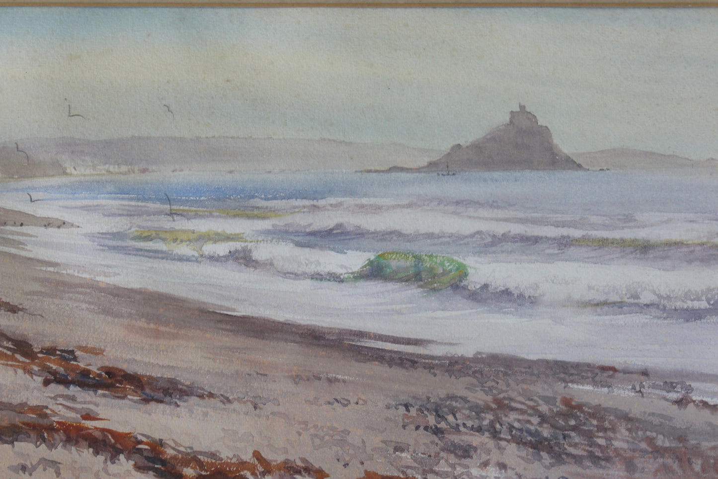 Gwendolen Dorrien-Smith Coastal Scene St Michaels Mount - Kernow Furniture