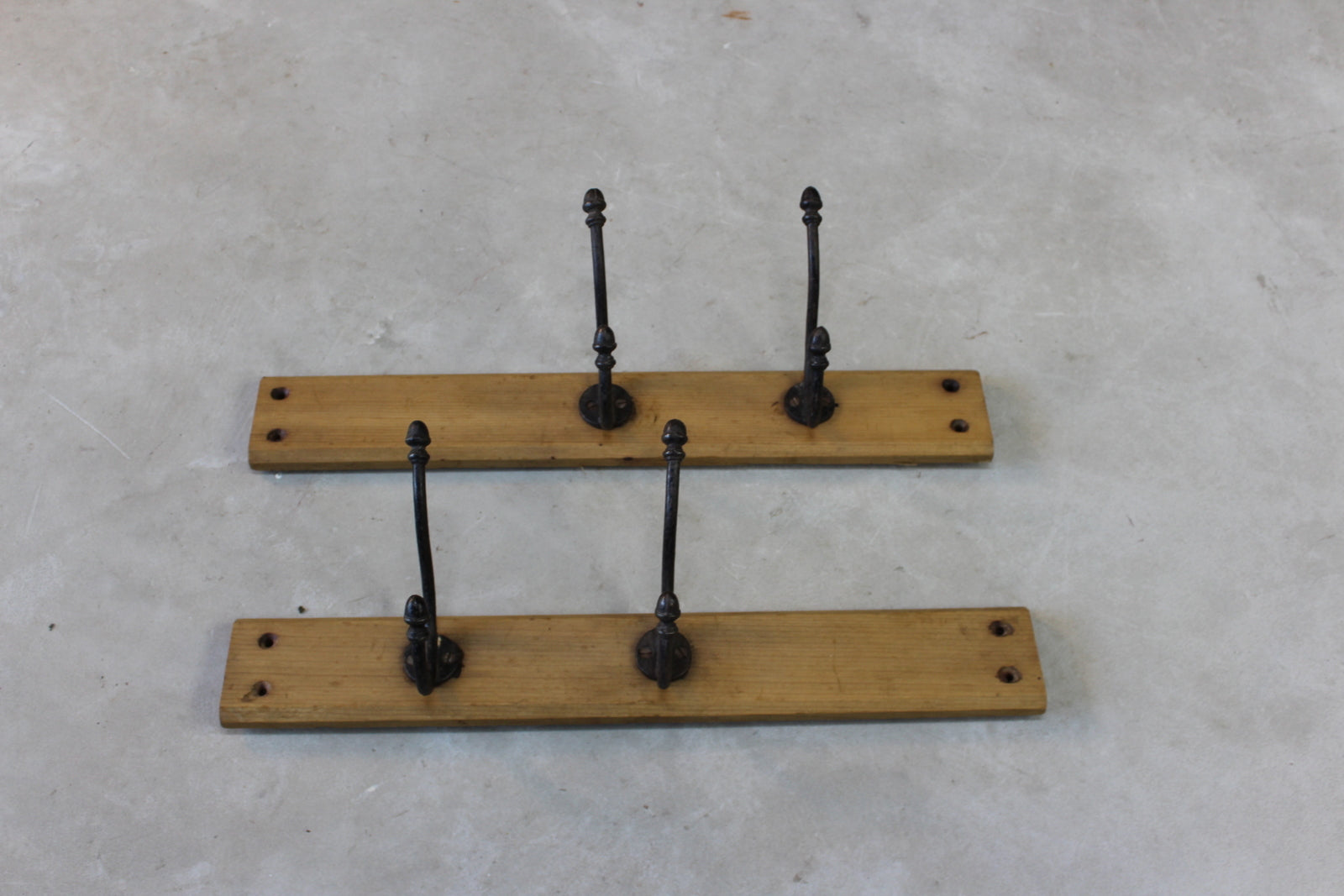 Vintage Cast Iron Coat Hooks - Kernow Furniture