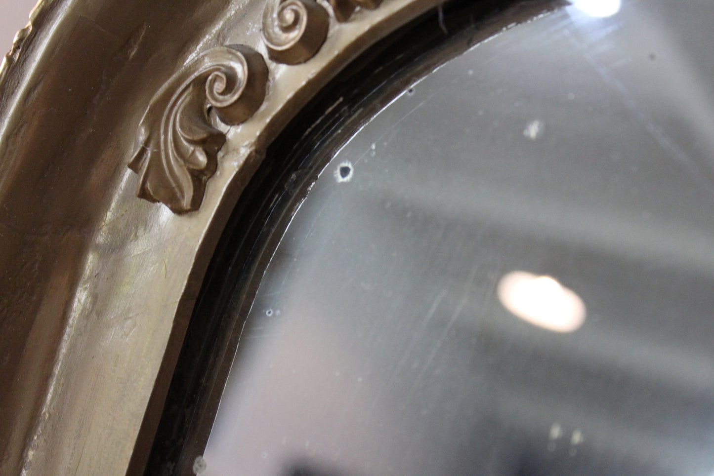 Large Antique Victorian Gilt Overmantle Mirror - Kernow Furniture