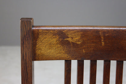 3 Oak High Back Dining Chairs - Kernow Furniture
