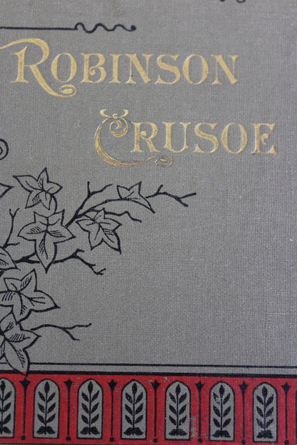 Vintage Robinson Crusoe Hard Back Book - Kernow Furniture