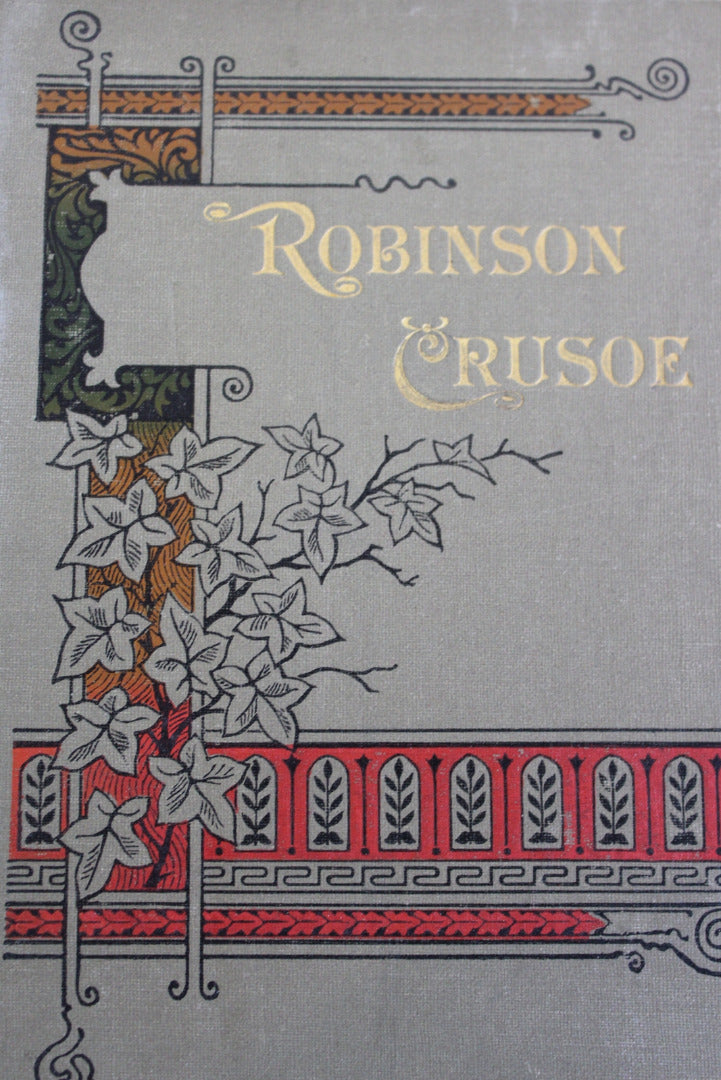 Vintage Robinson Crusoe Hard Back Book - Kernow Furniture