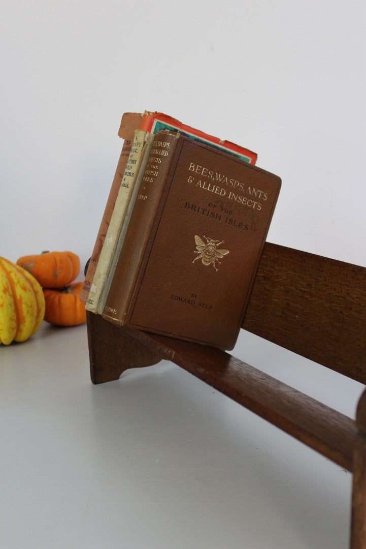 Vintage Oak Book Trough - Kernow Furniture