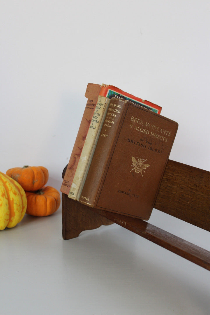 Vintage Oak Book Trough - Kernow Furniture