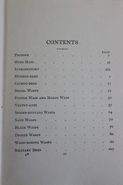 Bees Wasps Ants & Allied Insects Edward Step 1932 - Kernow Furniture