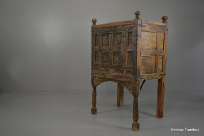 Carved Dowry Chest Dimchiya - Kernow Furniture