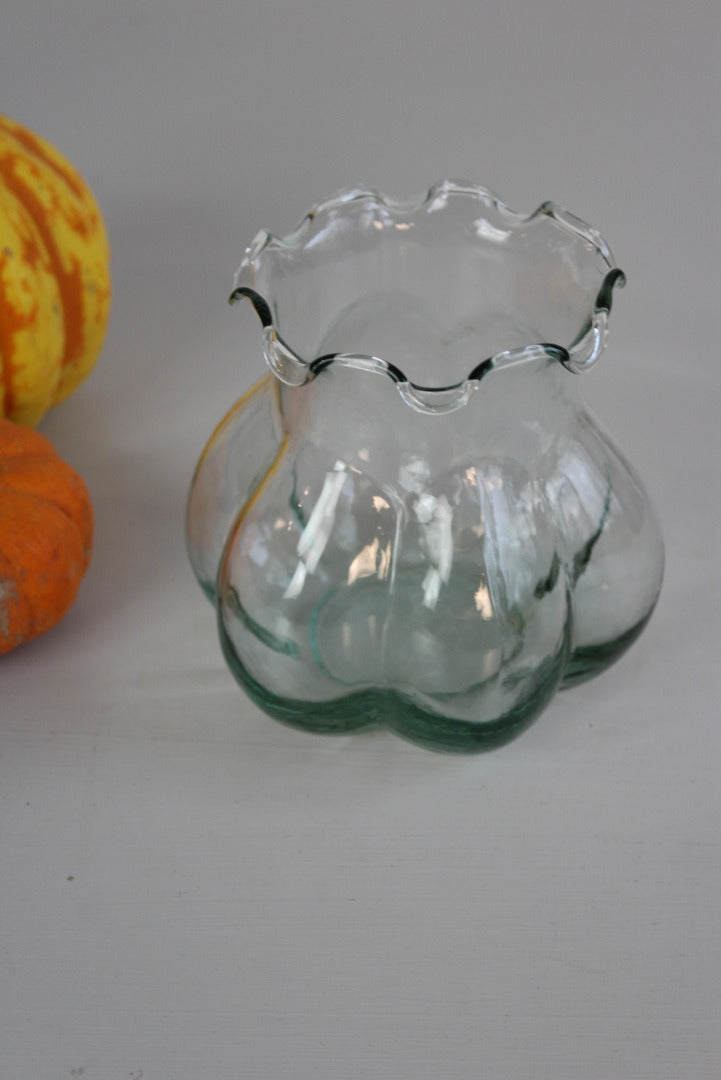 Vintage Green Tint Vase - Kernow Furniture