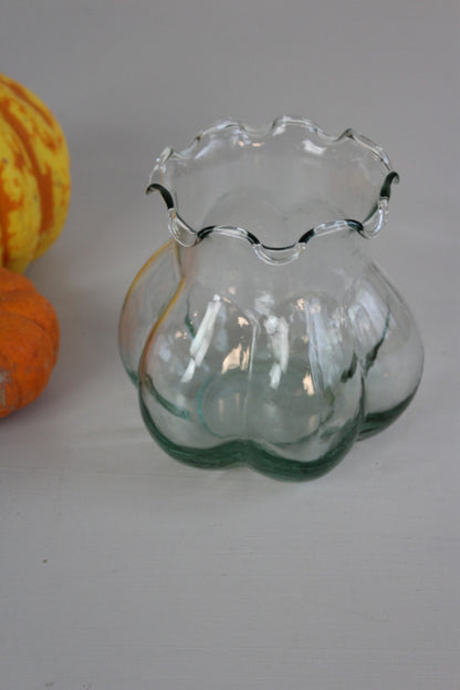 Vintage Green Tint Vase - Kernow Furniture