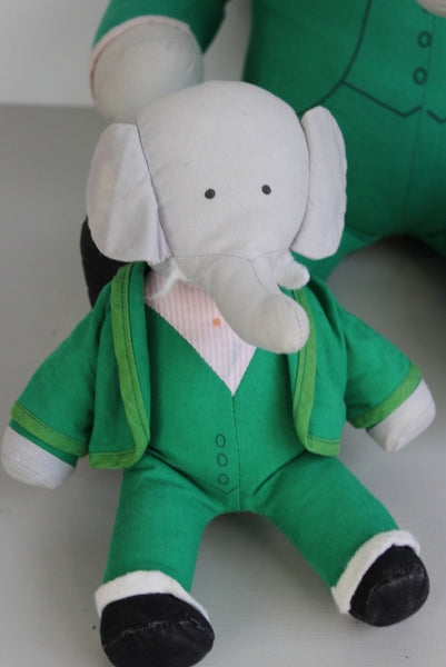 Babar The Elephant Pair Stuffed Toys – Kernow Furniture