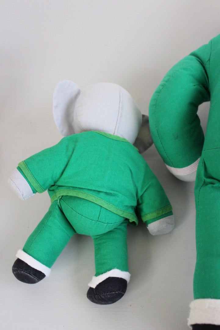 Babar The Elephant Pair Stuffed Toys - Kernow Furniture