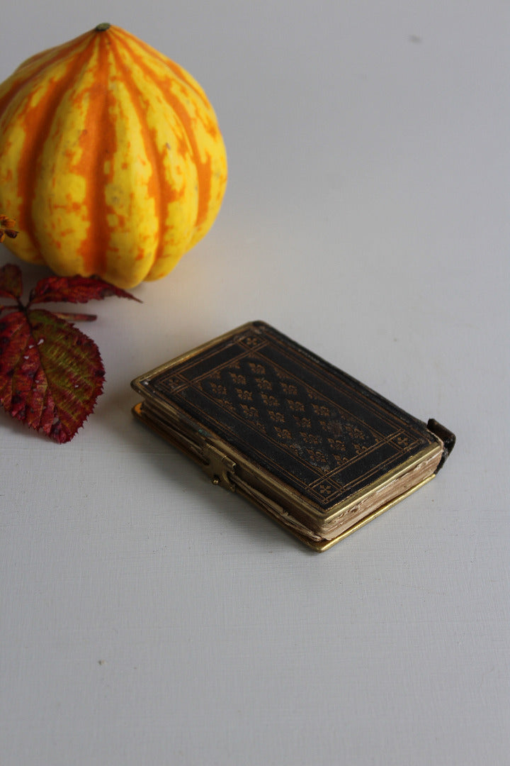 Vintage Leather Bound Prayer Book - Kernow Furniture