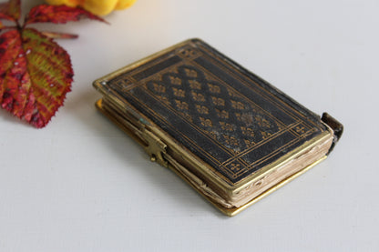 Vintage Leather Bound Prayer Book - Kernow Furniture