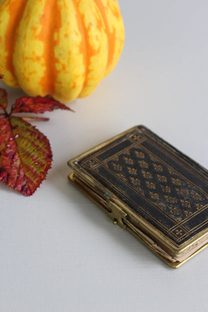 Vintage Leather Bound Prayer Book - Kernow Furniture