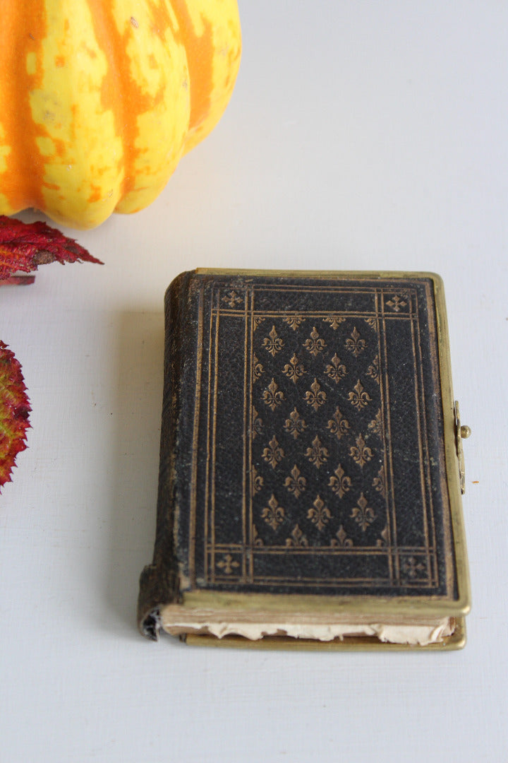 Vintage Leather Bound Prayer Book - Kernow Furniture