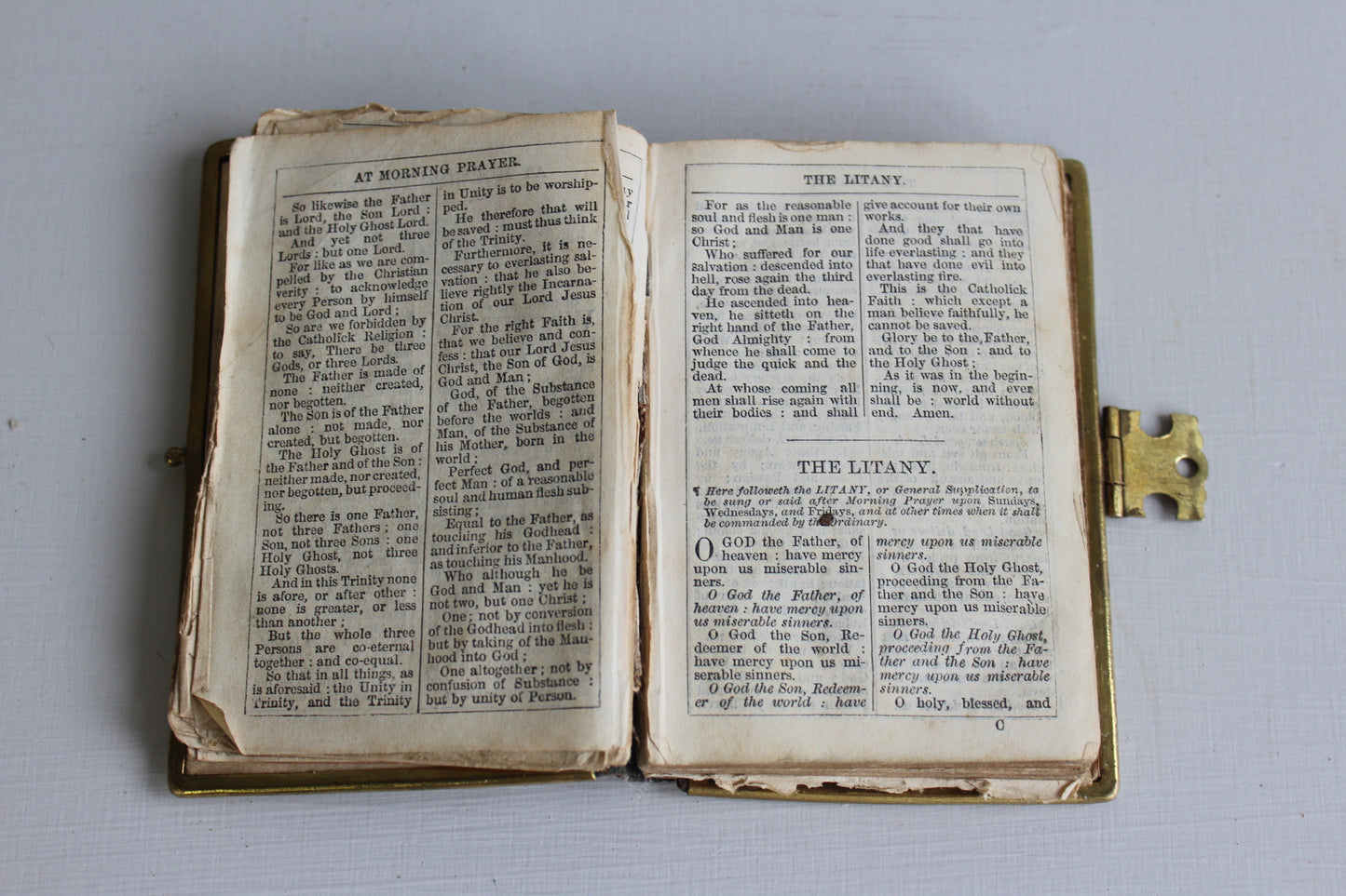 Vintage Leather Bound Prayer Book - Kernow Furniture