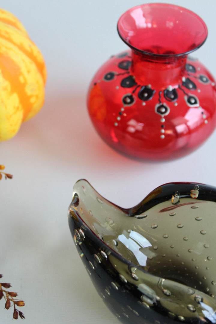 Glass Vase & Bowl - Kernow Furniture