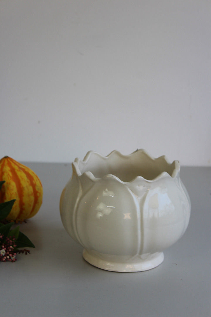 Vintage White Planter - Kernow Furniture