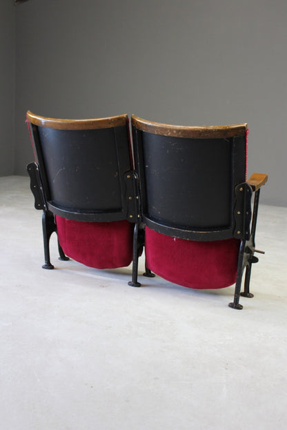 Vintage Folding Theatre Seats - Kernow Furniture