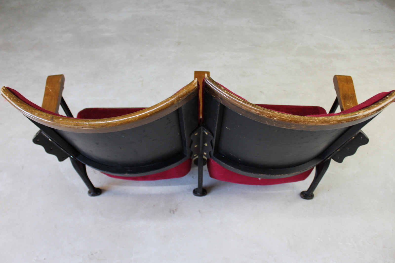 Vintage Folding Theatre Seats - Kernow Furniture