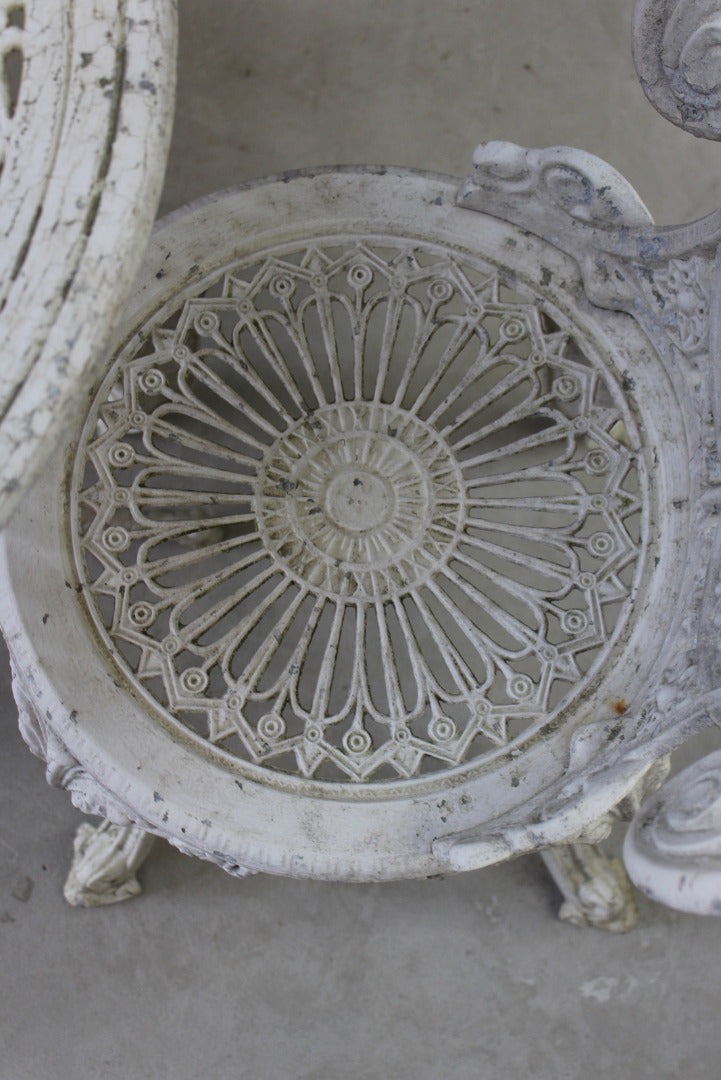 Aluminium Garden Table & Pair of Chairs - Kernow Furniture