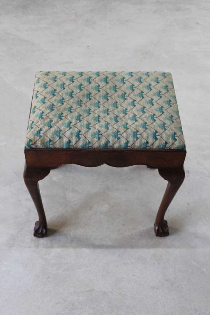 Vintage Dressing Table Stool - Kernow Furniture