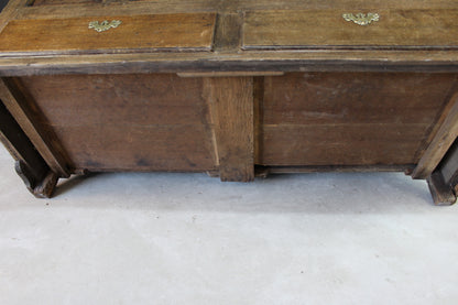 Antique 18th Century Oak Mule Chest - Kernow Furniture