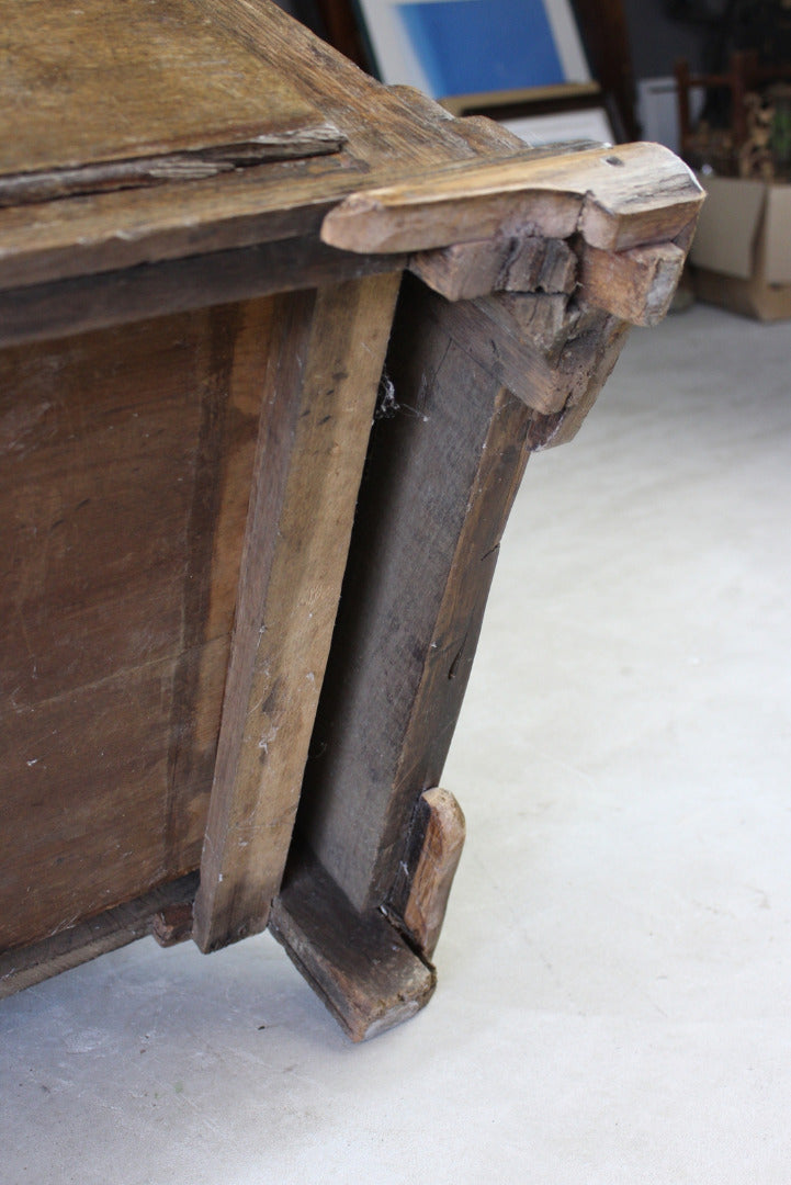 Antique 18th Century Oak Mule Chest - Kernow Furniture