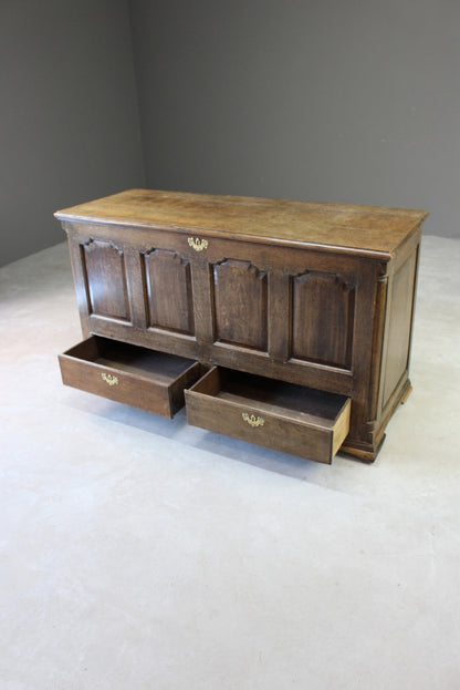 Antique 18th Century Oak Mule Chest - Kernow Furniture