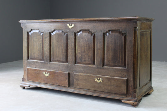 Antique 18th Century Oak Mule Chest - Kernow Furniture