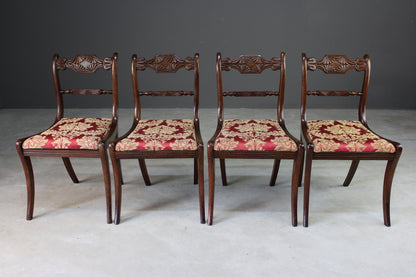 Set 4 Regency Dining Chairs - Kernow Furniture