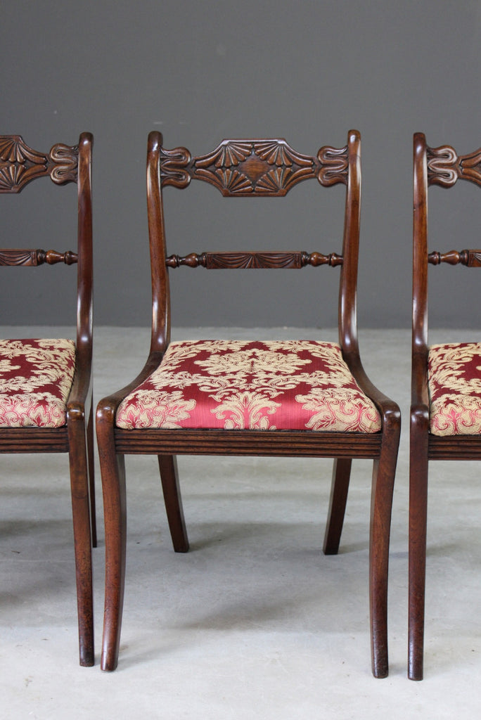 Set 4 Regency Dining Chairs - Kernow Furniture
