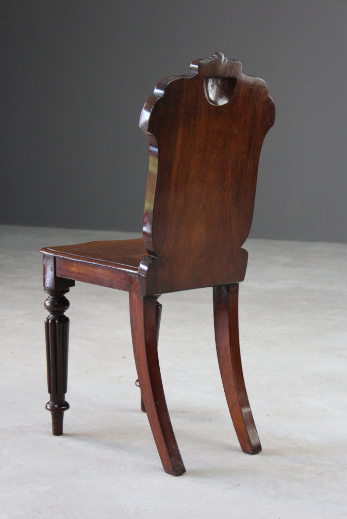 Victorian Mahogany Masonic Hall Chair - Kernow Furniture