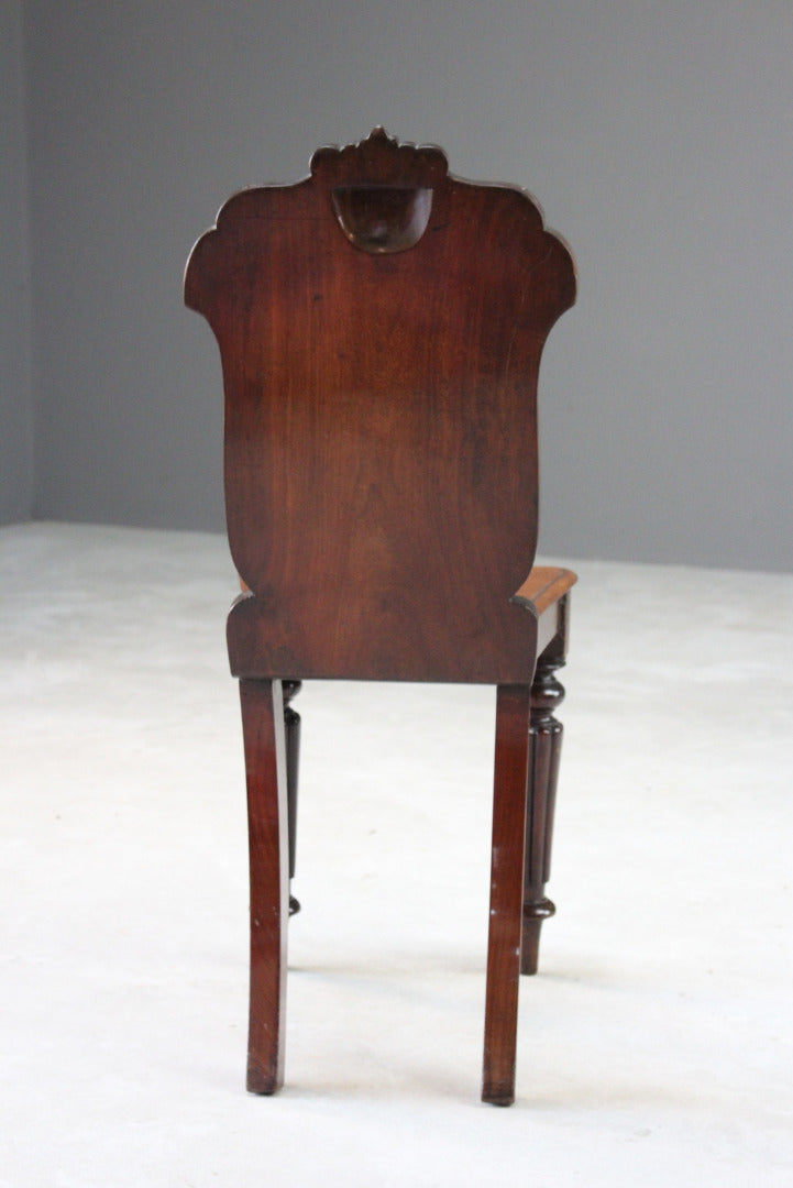 Victorian Mahogany Masonic Hall Chair - Kernow Furniture