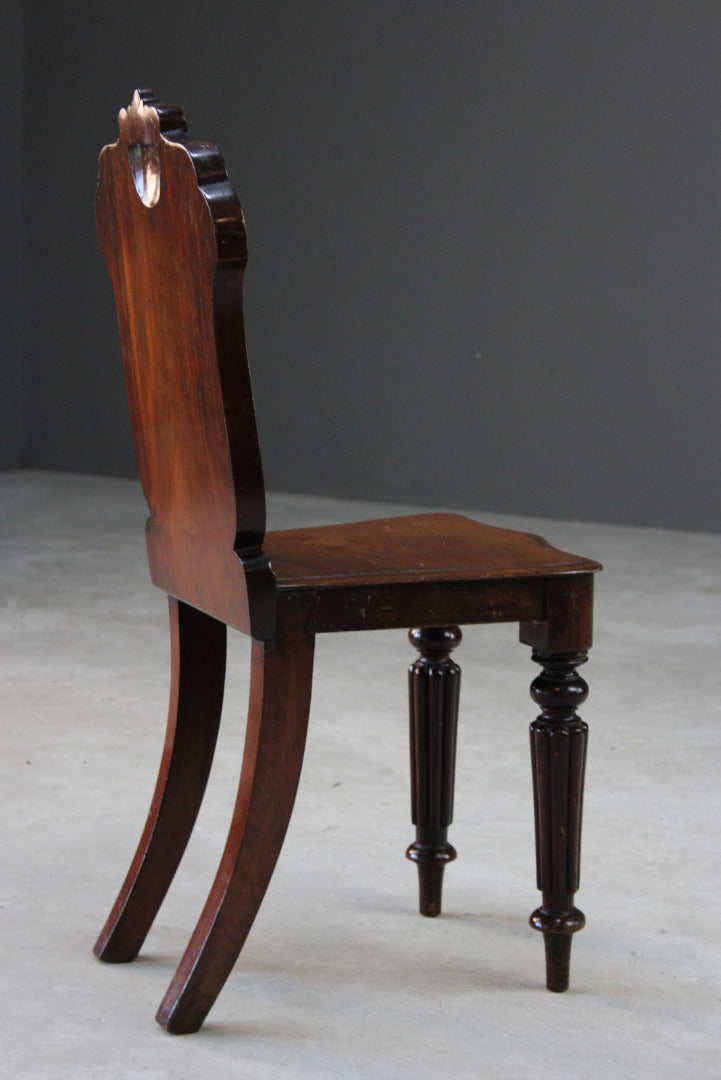 Victorian Mahogany Masonic Hall Chair - Kernow Furniture