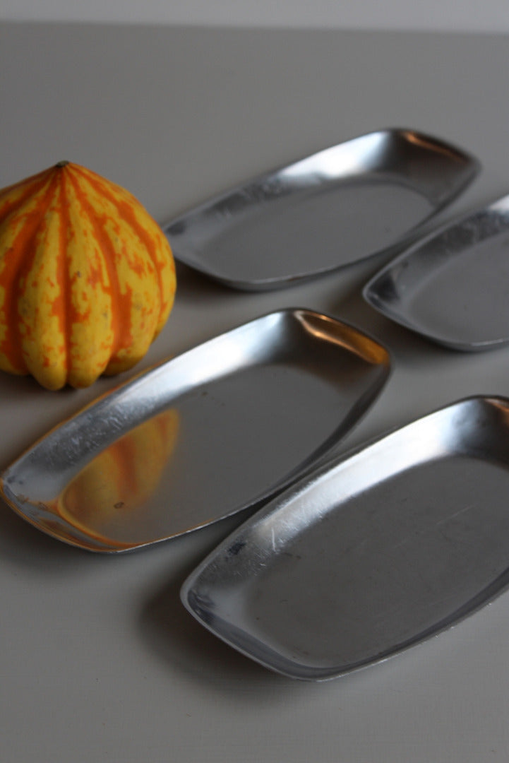 Retro Stainless Steel Trays - Kernow Furniture