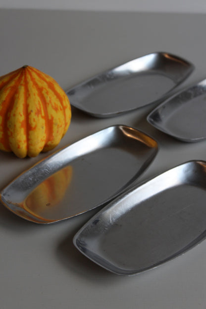 Retro Stainless Steel Trays - Kernow Furniture