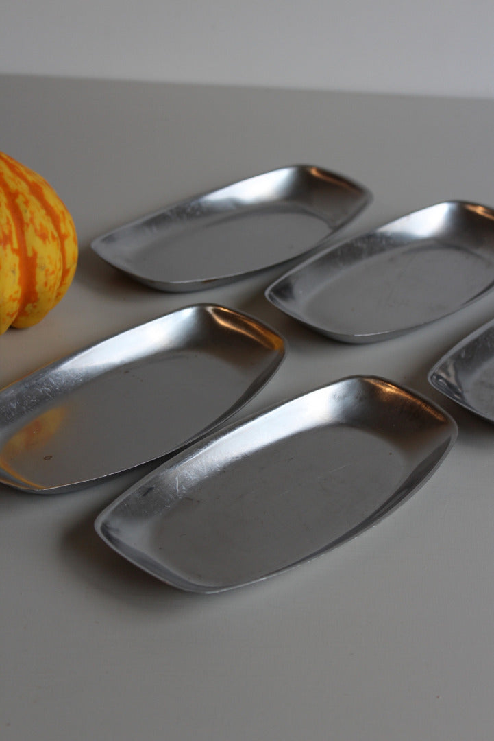 Retro Stainless Steel Trays - Kernow Furniture