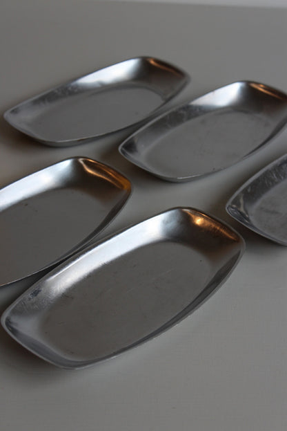 Retro Stainless Steel Trays - Kernow Furniture