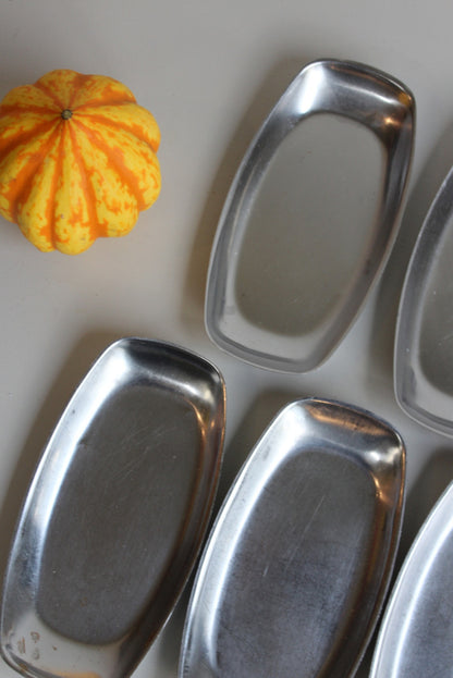 Retro Stainless Steel Trays - Kernow Furniture