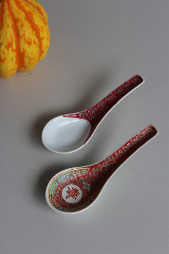 Pair Chinese Spoons - Kernow Furniture
